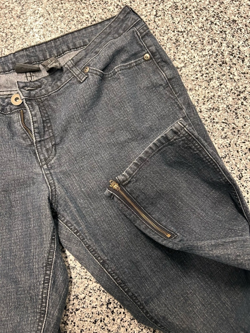 City Streets Straight Leg Jeans - Dark Blue - Picture 3 of 4